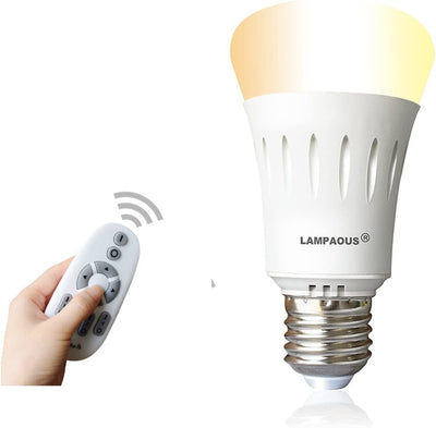 A19 LED Bulb with Remote Control - LAMPAOUS  |  Make Light Smart