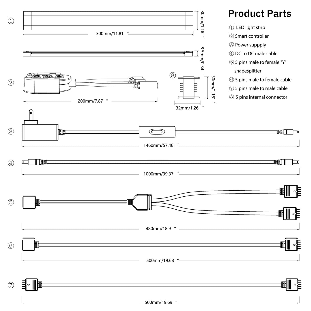 LAMPAOUS CabiSmart Transformer 12W 1000mA - Zubehör Für Unterbauleuchten